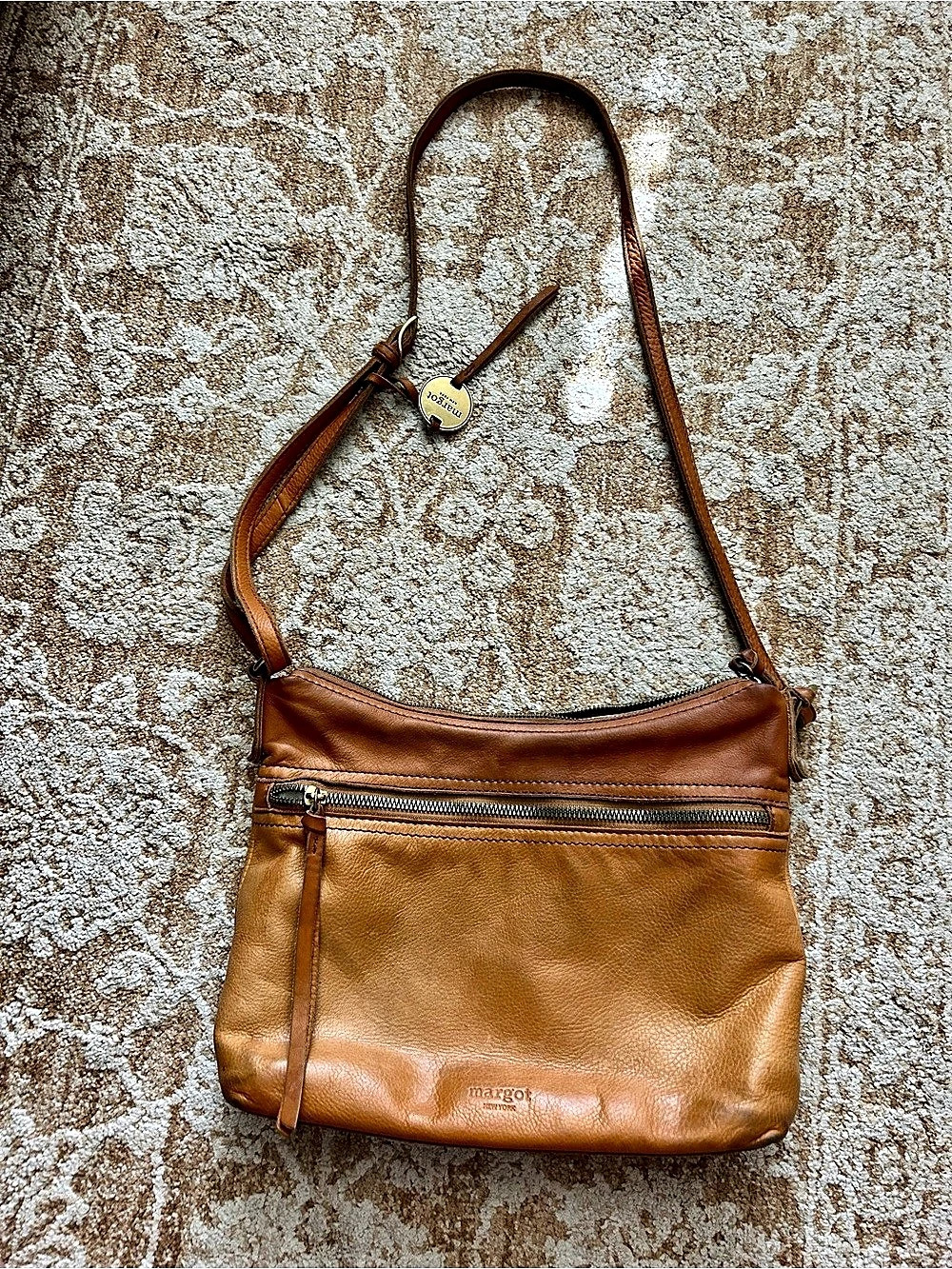 Margot New York Brown Crossbody Bag